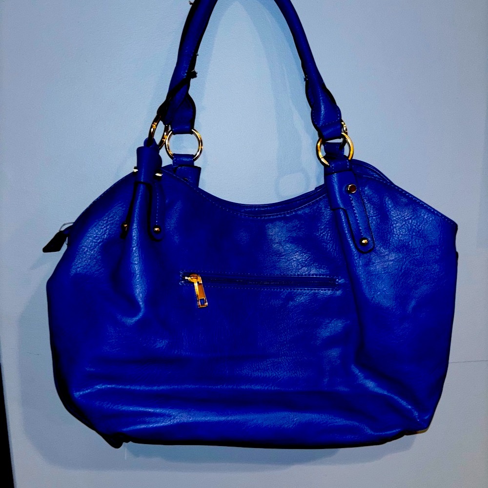 Blue Rhinestone Shoulder Bag large - Picture 2 of 3